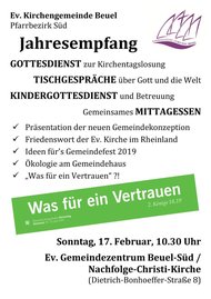 17. Februar: Jahresempfang in Beuel-Süd